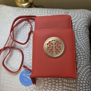 Chic Unlimited Crossbody Bag with Gold Accent Nwt